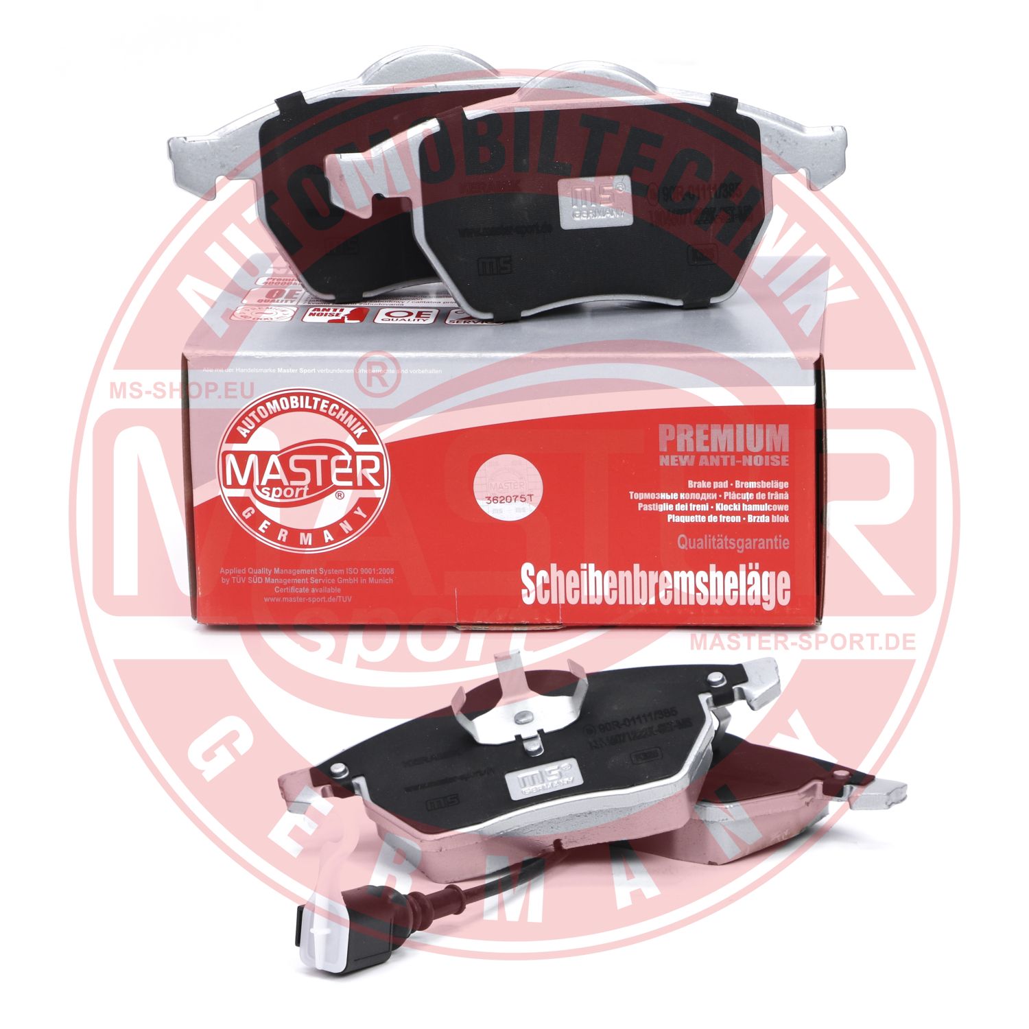 Placute frana MASTERSPORT GERMANY 13046071222K-SET-MS